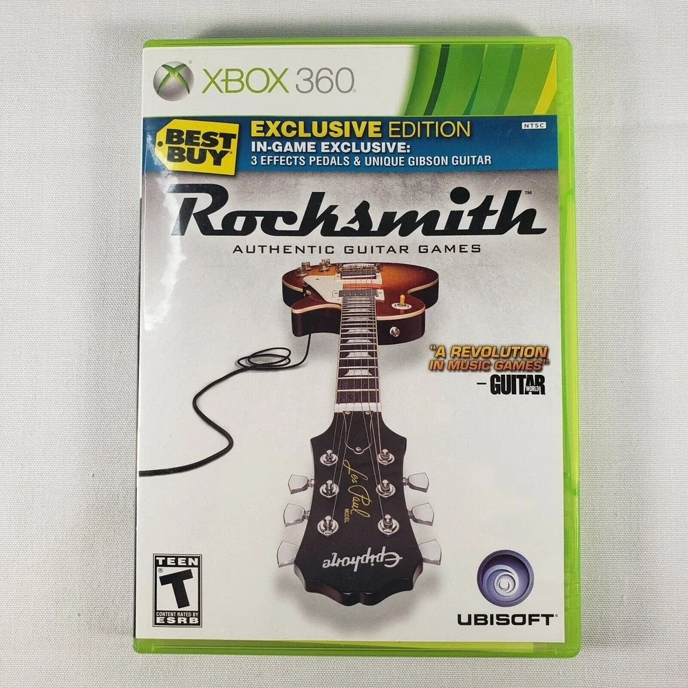 Rocksmith:‎ Best Buy Exclusive Edition Xbox 360 (2011) w/ Manual & Inserts EUC